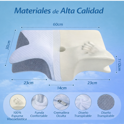 Almohada Cervical de Espuma Viscoelástica